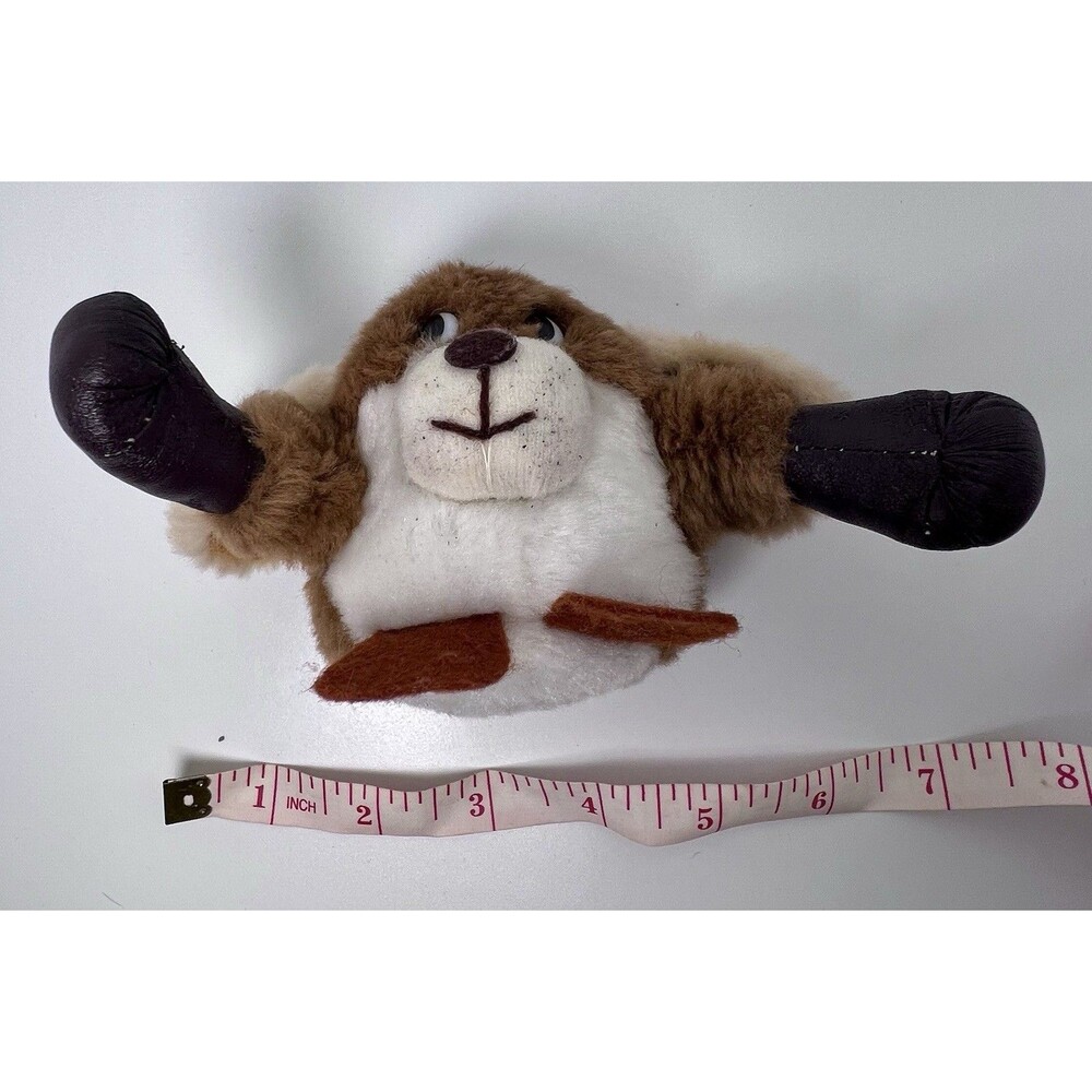 Vintage Russ Luv Pets Dog 6"‎ Plush Boxing Gloves Round - Picture 8 of 11